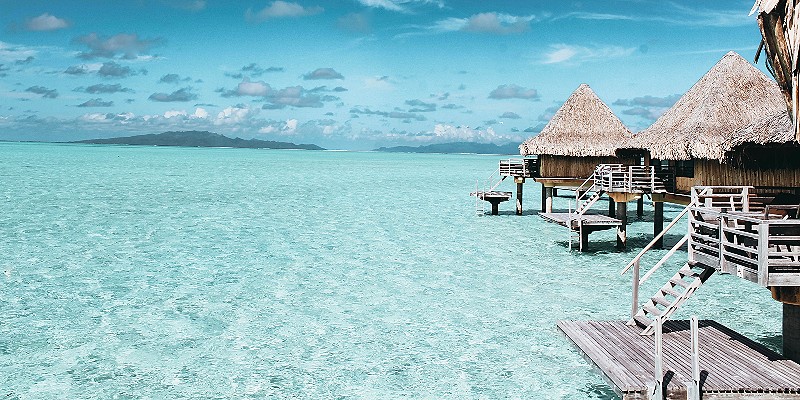 over water villas in the Maldives