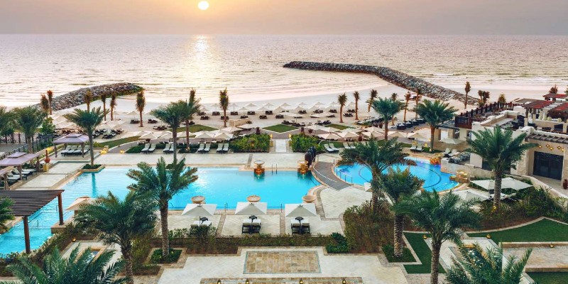 A resort on the Arabian coast in Ajman, UAE 