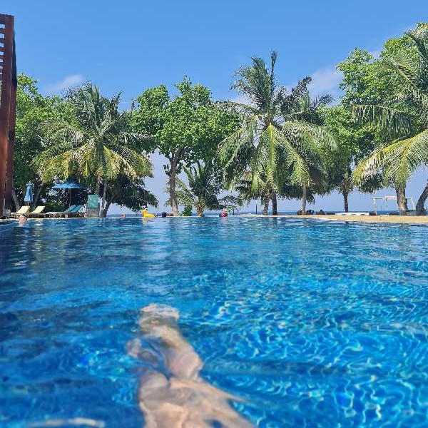 The main pool at Furaveri Island Resort & Spa