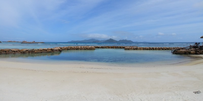 Anse Consolation beach in Praslin, Seychelles