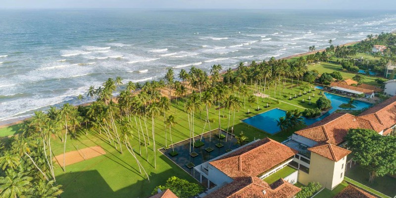 Luxury resort on the coast of Sri Lanka