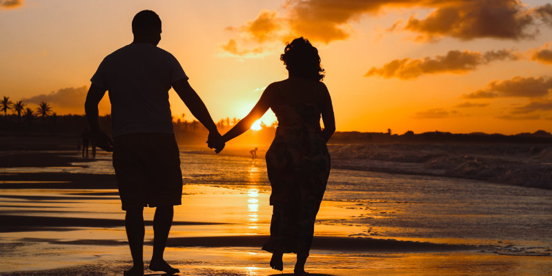 Enjoy a romantic stroll along the sands