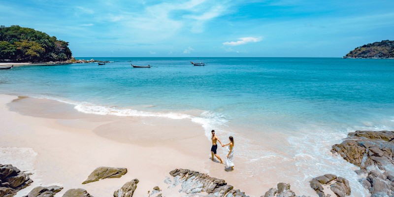 Freedom Beach in Patong, Phuket is just a short walk from Avista Hideaway Phuket resort