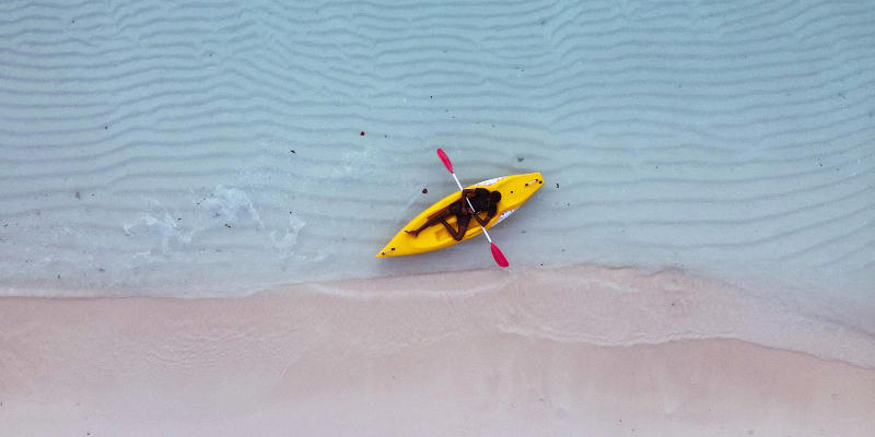 Kayaking in the Maldives