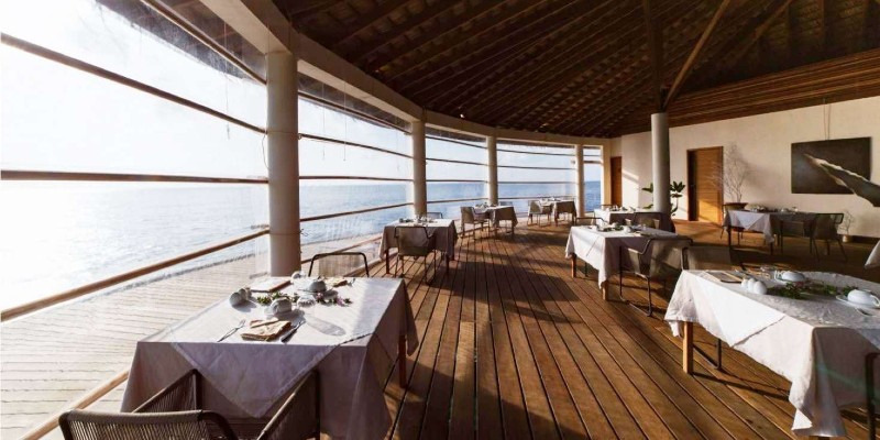 Enjoy panoramic ocean views whilst dining