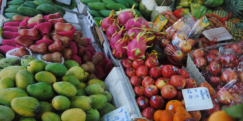 You can find all sorts of goods at the night markets in Thailand