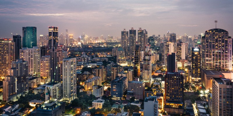 Skyline over Bangkok