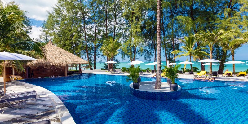 The main pool area at X10 Khao Lak