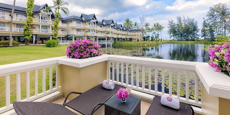 View from the balcony in your room at Angsana Laguna Phuket
