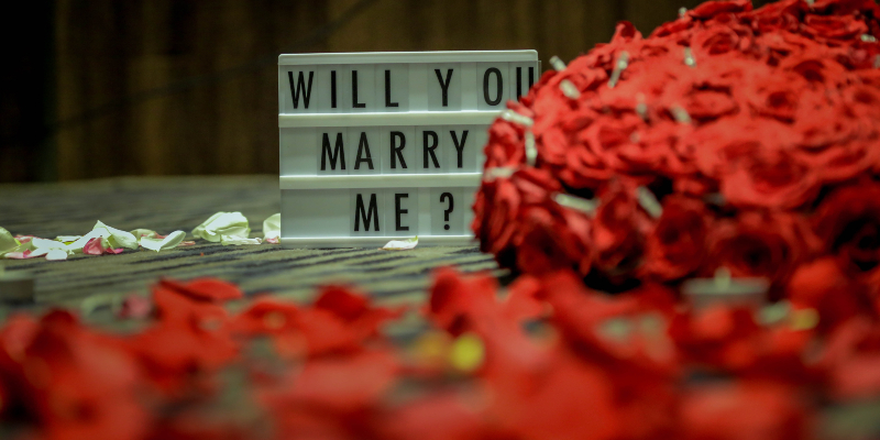 Will you marry me sign