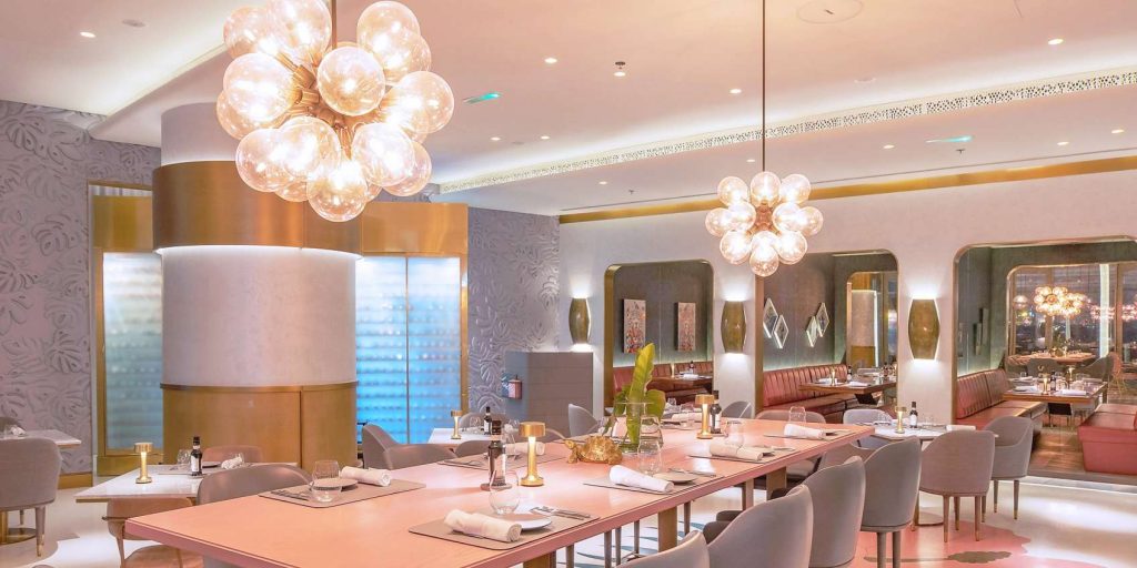 Michelin star award-winning chef Pierre Gagnaire's Restaurant