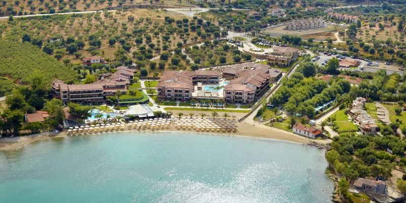 Aerial shot of Anthemus Sea Beach Hotel & Spa, Halkidiki