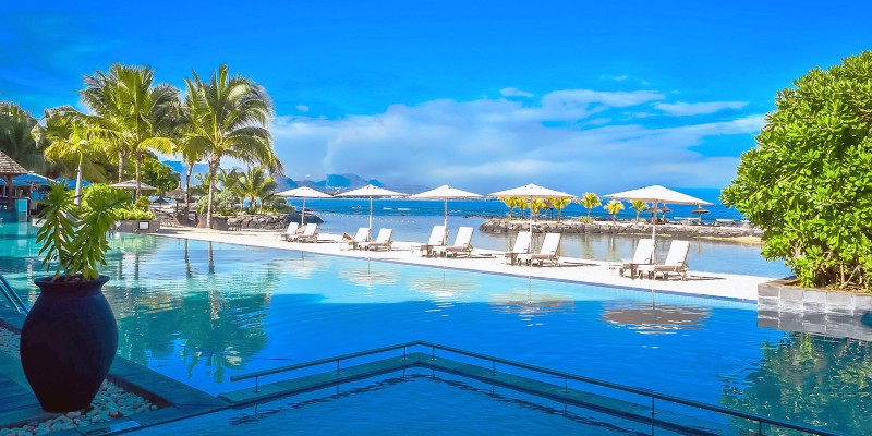 Main pool of InterContinental Mauritius
