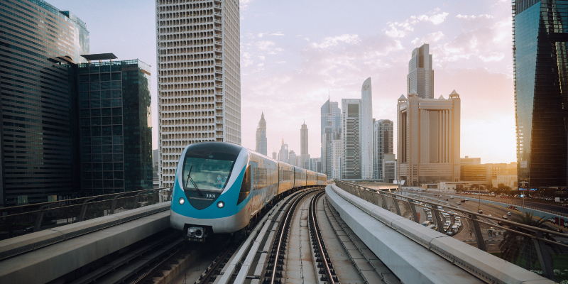 Metro in Dubai