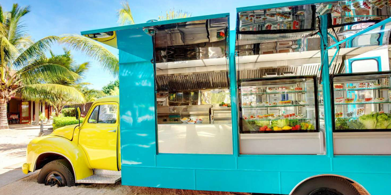 Food truck at Tamassa Resort