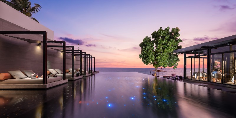 Main pool area at Aleenta Phuket