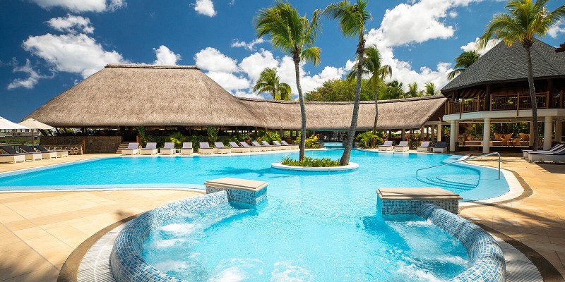 Main pool area in Maritim Resort & Spa, Mauritius