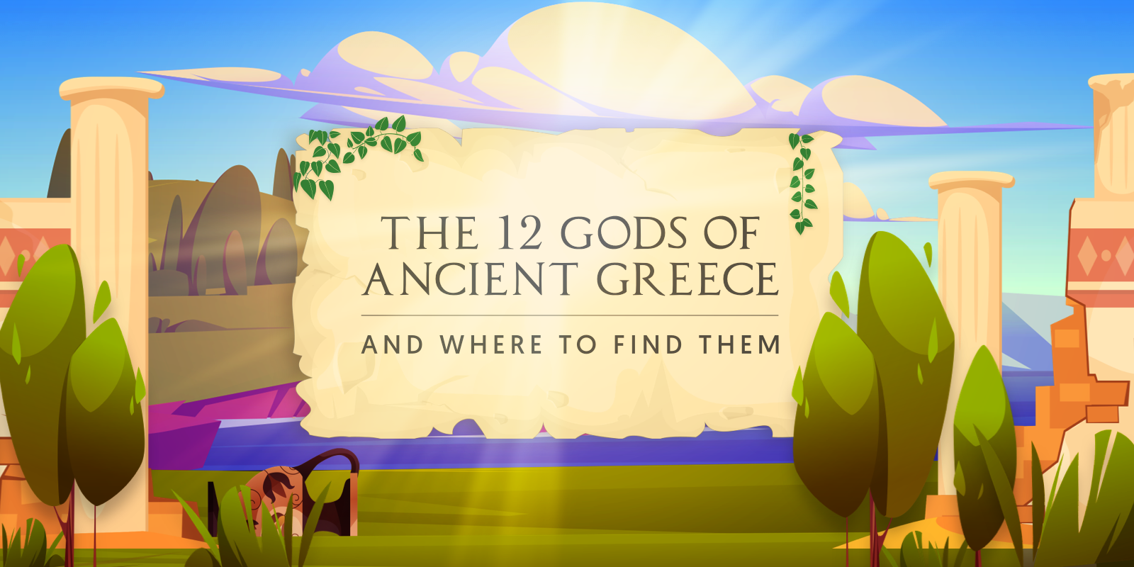 Travel blog: Infographic: 12 Gods of Ancient Greece and Where to Find Them