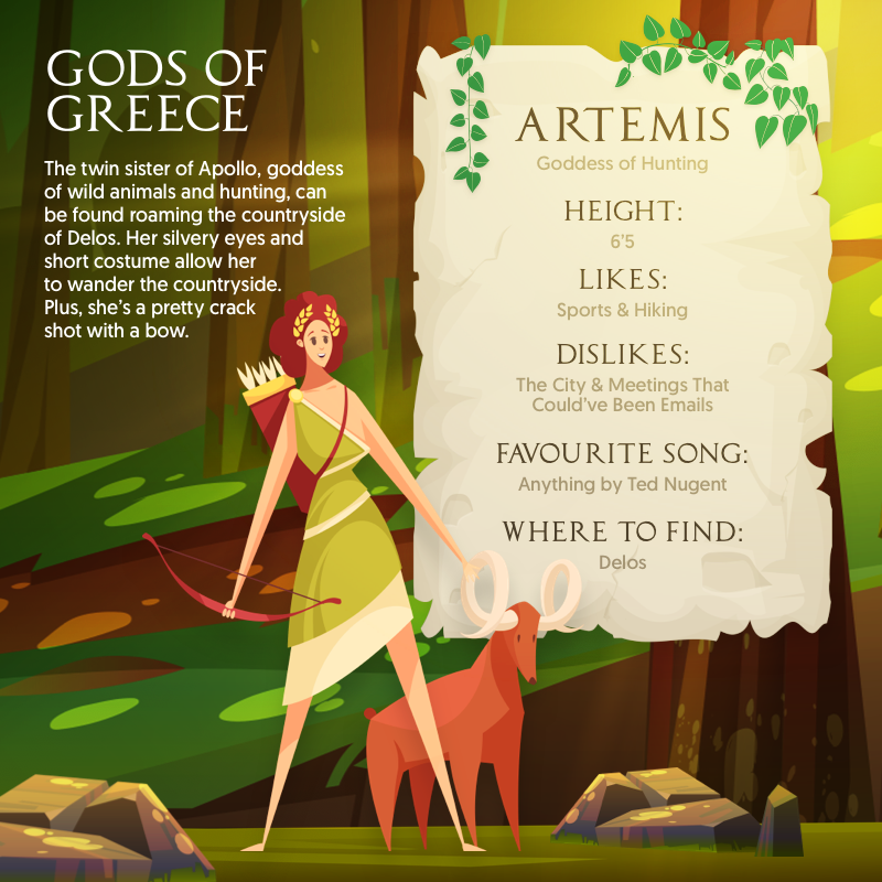 Where to find Artemis in Greece