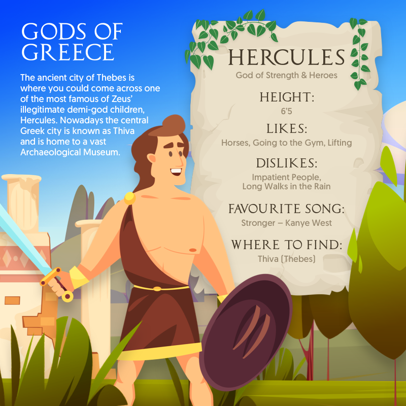 Where to find Hercules in Greece